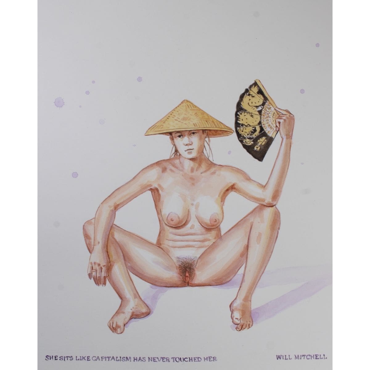 white-She Sits Like Capitalism Never Touched Her