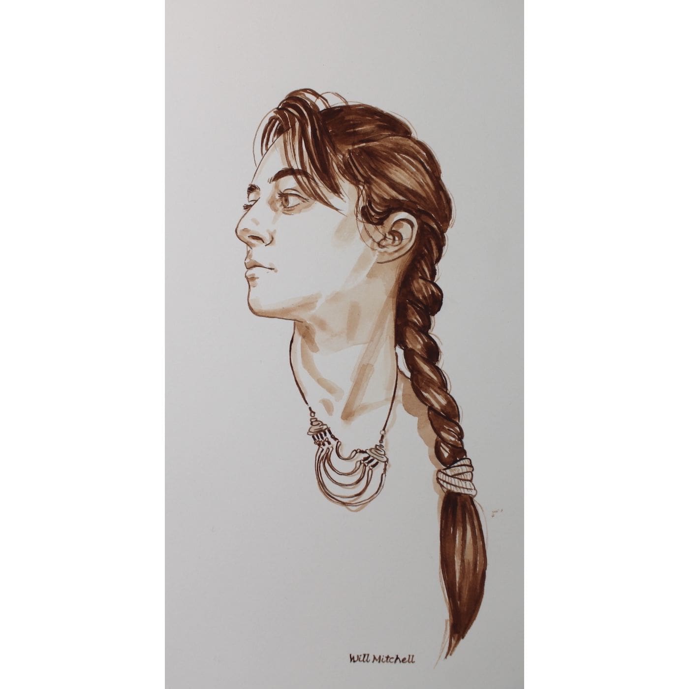 white-Daisy portrait 2