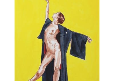 Dancer in Japanese Robe