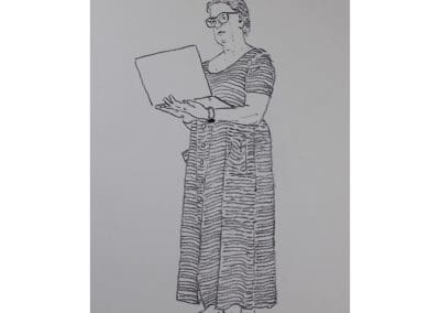 Portrait of an Editor with Laptop